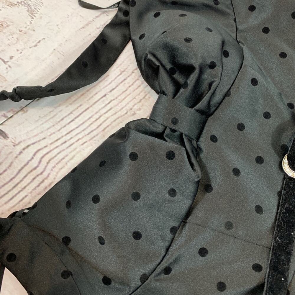 My Michelle little black dress polka dots halter - Picture 8 of 8